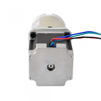 Nema 23 Stepper Motor Bipolar L=56mm 1.25Nm 0.039 deg 2.8A 2.6V with 47:1 Planetary Gearbox