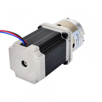 Nema 23 Stepper Motor Bipolar L=76mm 1.89Nm 0.42 deg 2.8A 3.2V with 4:1 Planetary Gearbox