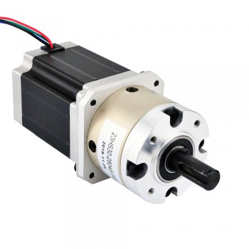 Nema 23 Stepper Motor Bipolar L=76mm 1.89Nm 0.42 deg 2.8A 3.2V with 4:1 Planetary Gearbox