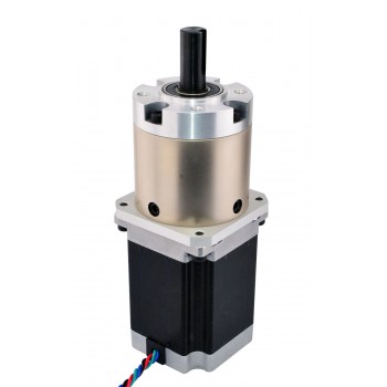 Nema 23 Stepper Motor Bipolar L=76mm 1.89Nm 0.42 deg 2.8A 3.2V with 15:1 Planetary Gearbox