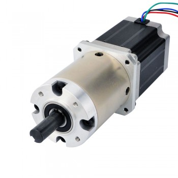 Nema 23 Stepper Motor Bipolar L=76mm 1.89Nm 0.039 deg 2.8A 3.2V with 47:1 Planetary Gearbox