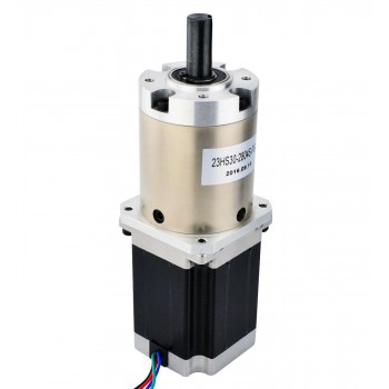 Nema 23 Stepper Motor Bipolar L=76mm 1.89Nm 0.039 deg 2.8A 3.2V with 47:1 Planetary Gearbox