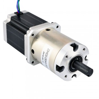 Nema 23 Stepper Motor Bipolar L=76mm 1.89Nm 0.039 deg 2.8A 3.2V with 47:1 Planetary Gearbox