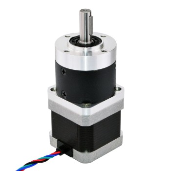 Nema 17 Stepper Motor L=39mm 39Ncm 0.6 deg 1.68A 2.7V with 3:1 Planetary Gearbox