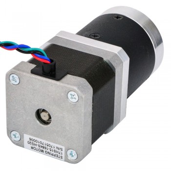 Nema 17 Stepper Motor L=39mm 39Ncm 0.09deg 1.68A 2.7V with 20:1 Planetary Gearbox