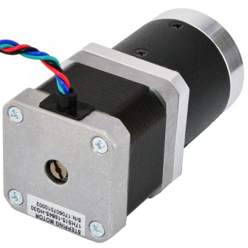 Nema 17 Stepper Motor L=39mm 39Ncm 0.06 deg 1.68A 2.7V with 30:1 Planetary Gearbox