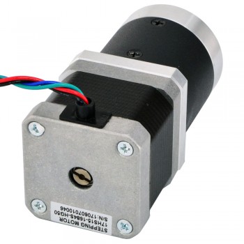 Nema 17 Stepper Motor L=39mm 39Ncm 0.036 deg 1.68A 2.7V with 50:1 Planetary Gearbox