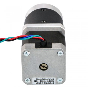 Nema 17 Stepper Motor L=39mm 39Ncm 0.036 deg 1.68A 2.7V with 50:1 Planetary Gearbox