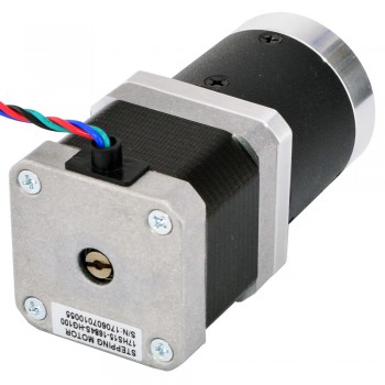 Nema 17 Stepper Motor L=39mm 39Ncm 0.018 deg 1.68A 2.7V with 100:1 Planetary Gearbox