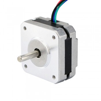 Nema 17 Stepper Motor Bipolar 1.8 Deg 13Ncm (18.4oz.in) 1A 3.5V 42x42x20mm 4 Wires (17HS08-1004S)