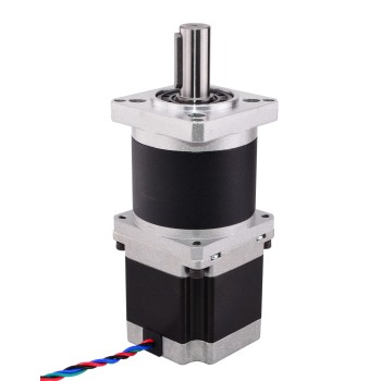 Nema 23 Stepper Motor L=56mm 103Ncm 0.36deg 2.8A 2.5V with 5:1 Planetary Gearbox