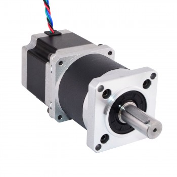 Nema 23 Stepper Motor L=56mm 103Ncm 0.36deg 2.8A 2.5V with 5:1 Planetary Gearbox