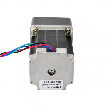 Nema 23 Stepper Motor Bipolar L=76mm 1.89Nm 0.36 deg 2.8A 3.2V with 5:1 Spur Gearbox