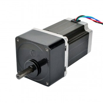 Nema 23 Stepper Motor Bipolar L=76mm 1.89Nm 0.18 deg 2.8A 3.2V with 10:1 Spur Gearbox