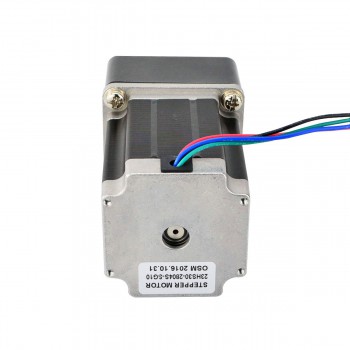 Nema 23 Stepper Motor Bipolar L=76mm 1.89Nm 0.18 deg 2.8A 3.2V with 10:1 Spur Gearbox