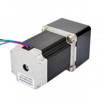 Nema 23 Stepper Motor Bipolar L=76mm 1.89Nm 0.09 deg 2.8A  3.2V with 20:1 Spur Gearbox