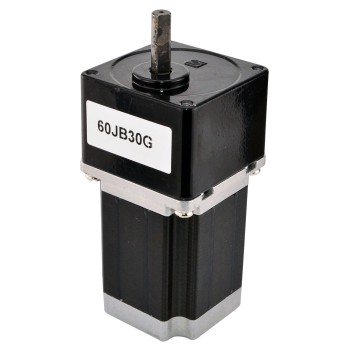 Nema 23 Stepper Motor Bipolar L=76mm 1.89Nm 0.06 deg 2.8A 3.2V with 30:1 Spur Gearbox