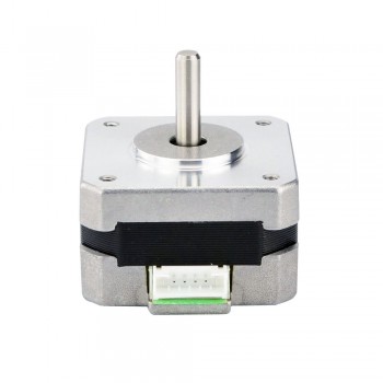 Nema Size 17 Stepper Motor Bipolar 1.8 Deg 18Ncm (25.5oz.in) 0.7A 2.9V 42x42x25mm 4 Wires 17HS10-0704S