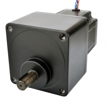 Nema 34 Stepper Motor Bipolar L=97mm with 9:1 Spur Gearbox 0.2 Deg 4.5Nm 4.0A 2.4V Geared Stepper Motor