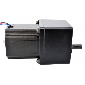 Nema 34 Stepper Motor Bipolar L=97mm with 9:1 Spur Gearbox 0.2 Deg 4.5Nm 4.0A 2.4V Geared Stepper Motor