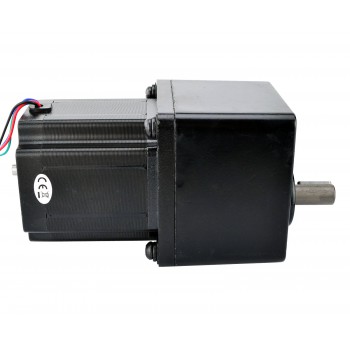 Nema 34 Stepper Motor Bipolar L=97mm w/ Rear Shaft & Gear Ratio 13:1 Spur Gearbox