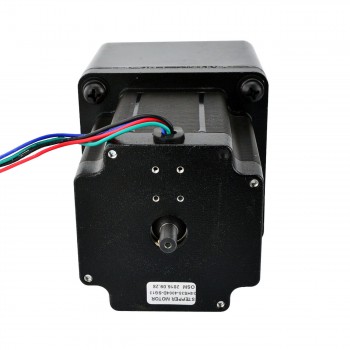 Nema 34 Stepper Motor Bipolar L=97mm w/ Rear Shaft & Gear Ratio 13:1 Spur Gearbox
