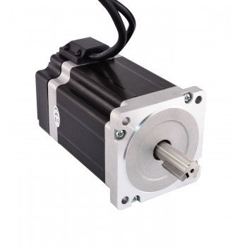 Nema 34 Closed Loop Stepper Motor Bipolar 1.8 Deg 7.0Nm 4.24A 3.39V with Encoder 1000CPR