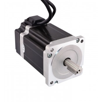 Nema 34 Closed Loop Stepper Motor  Bipolar 1.8 Deg 7.0Nm 4.24A 3.39V with Encoder 1000CPR