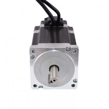 Nema 34 Closed Loop Stepper Motor  Bipolar 1.8 Deg 8.5Nm 5V  5A with Encoder 1000CPR