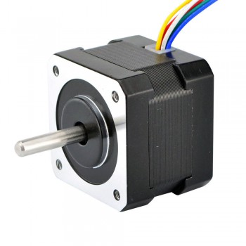 Nema 17 Stepper Motor Unipolar 1.8 Deg 15.8Ncm (22.4oz.in) 0.31A 12V 42x42x33mm 6 Wires