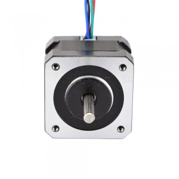 Nema 17 Stepper Motor Bipolar 1.8 Deg 26Ncm (36.8oz.in) 0.4A 12V 42x42x34mm 4 Wires(17HS13-0404S)