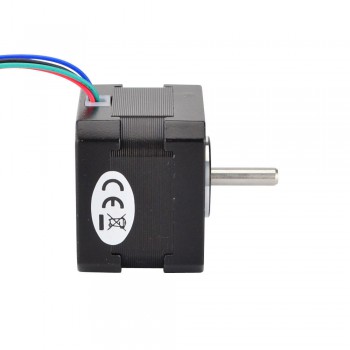 Nema 17 Stepper Motor Bipolar 1.8 Deg 26Ncm (36.8oz.in) 0.4A 12V 42x42x34mm 4 Wires(17HS13-0404S)