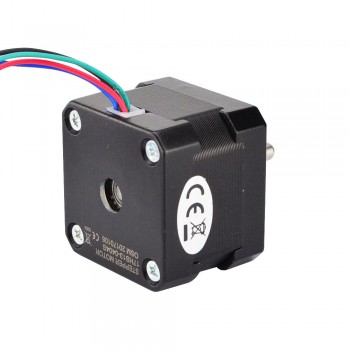 5PCS Nema 17 Stepper Motor Bipolar 1.8 Deg 26Ncm (36.8oz.in) 0.4A 12 Volt 42x42x34mm 4 Wires