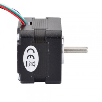 Nema 17 Stepper Motor Unipolar 1.8 deg 16Ncm (22.7oz.in) 0.95A 4V 42x42x33mm 6 Wires