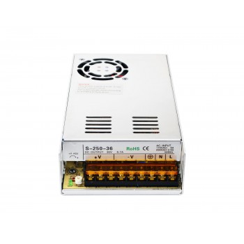 250W 36V 7.0A 115/230V Switching Power Supply for Stepper Motor / CNC Machines