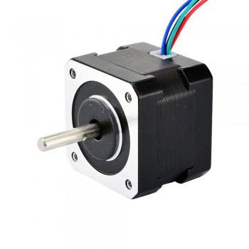 Nema 17 Stepper Motor Bipolar 1.8 Deg 22Ncm (31oz.in) 1.33A 2.8V 42x42x34mm 4 Wires