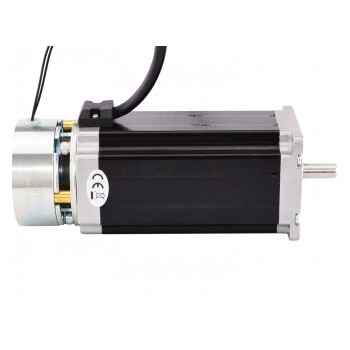 Nema 23 Stepper Motor Bipolar 1.8 Deg 3.0Nm(425oz.in) 4.2A 3.78V with Brake D-Cut Shaft