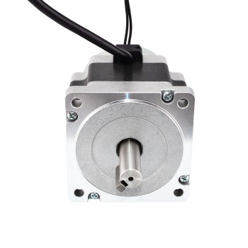 Nema 34 Stepper Motor Bipolar 1.8 Deg 3.4Nm(481.5oz.in) 4.0A 2.8V with Brake Keyway Shaft