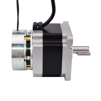 Nema 34 Stepper Motor Bipolar 1.8 Deg 3.4Nm(481.5oz.in) 4.0A 2.8V with Brake Keyway Shaft