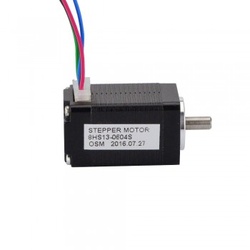 Small Size Nema 8 Stepper Motor Bipolar 1.8 Deg 2Ncm (2.83oz.in) 0.6A 3.9V 20x20x33mm 4 Wires