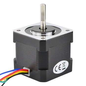 Nema 17 Stepper Motor Unipolar 1.8 Deg 26Ncm (37oz.in) 0.4A 12V 42x42x39mm 6 Wires