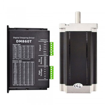 1 Axis Stepper CNC Kit 13.0Nm(1841oz.in) Nema 34 Stepper Motor & Driver