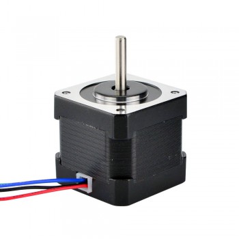Nema Size 17 Stepper Motor Bipolar 45Ncm (64oz.in) 2.2V 2A 42x40mm 4 Wires for DIY 3D Printer CNC 
