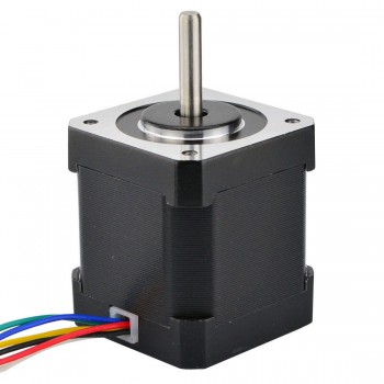 Nema 17 Stepper Motor Unipolar 1.8 Deg 32Ncm (45.3oz.in) 0.4A 12V 42x42x48mm 6 Wires