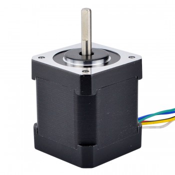 Nema 17 Stepper Motor Unipolar 1.8 Deg 32Ncm (45.3oz.in) 0.4A 12V 42x42x48mm 6 Wires