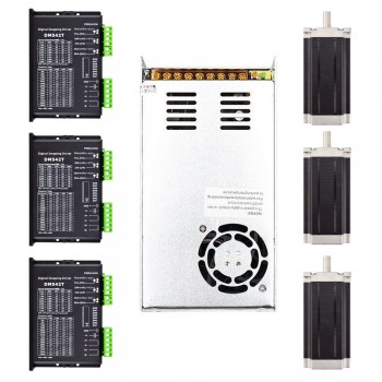 3 Axis CNC Stepper Motor Router Kit 3.0Nm(425oz.in) 1.8 Deg Nema 23 Stepper Motor & Driver