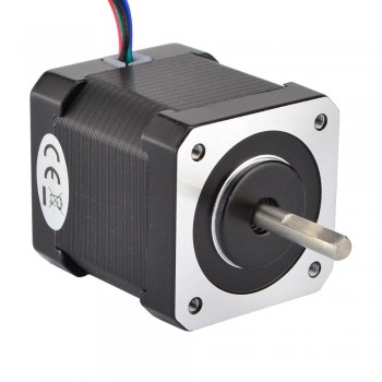 Nema 17 Stepper Motor Bipolar 1.8 Deg 44Ncm (62.3oz.in) 0.85A 5.3V 42x42x48mm 4 Wires