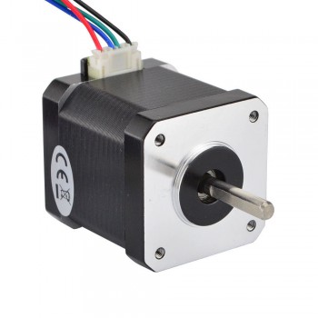 Nema 17 Stepper Motor Bipolar 1.8 Deg 45Ncm (64oz.in) 1.68A 2.8V 42x42x48mm 4 Wires