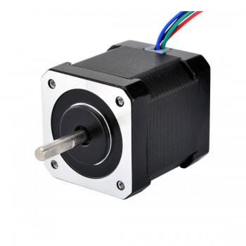 Nema 17 Stepper Motor Bipolar 1.8 Deg 59Ncm (84oz.in) 2A 42x48mm 4 Wires compatible with 3D Printer/CNC