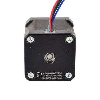 Nema 17 Stepper Motor Bipolar 1.8 Deg 59Ncm (84oz.in) 2A 42x48mm 4 Wires compatible with 3D Printer/CNC